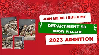 Department 56 Snow Village Adding Buildings [upl. by Valida]