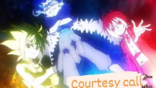 Beyblade AMV Courtesy Call Shu Kurenai Free de la hoya Lui Shirosagi [upl. by Piane509]