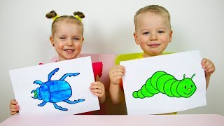 Educational Videos for Toddlers with Gaby and Alex  Collection [upl. by Judie]