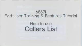 Danforth VoIP  Redialing from Caller List [upl. by Dettmer683]