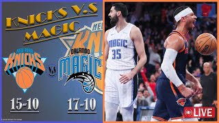 New York Knicks VS Orlando Magic LIVE PlayByPlay Commentary  Pre and Post Game Coverage [upl. by Anitsua418]