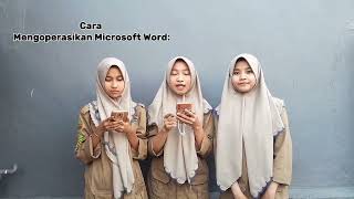 CARA MENGOPSRASIKAN MICROSOFT WORD  Kelompok 3 Smkm1 SMKBISA KomputerAkuntansi [upl. by Husein]