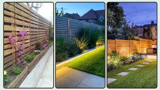 Modern Fence Garden Designs  Home Decor  Garden Decor Ideas [upl. by Akinyt305]