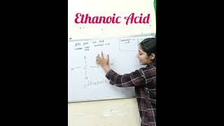 Ethanoic Acid structurechemistryformula chemistry physics chemicalequations [upl. by Ozen]