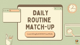 English Grammar for ESL Students Daily Routines  Learn English with Your Kids [upl. by Ingaberg]