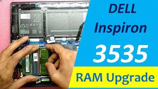 Dell Inspiron 3535 Laptop RAM Upgrade and Disassembly Removing amp Replacing parts Inspiron15 3535 [upl. by Atinaujnas]