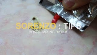 Bondo Tip 3  Mixing Ratios [upl. by Sila]