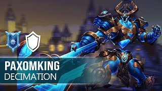 PaxomKing Terminus Paladins Competitive  Diamond  DECIMATION [upl. by Lyndell]