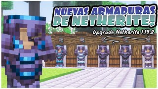 Mejora tus armaduras de netherite Upgrade Netherite 1192 Review completa [upl. by Vary]