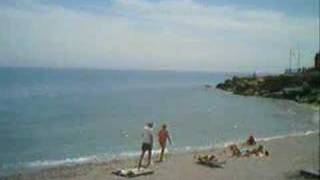 Nerja Spain  Torrecilla Beach [upl. by Anaytat]