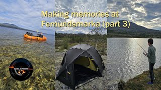 Part 3 Making memories at Femundsmarka Packrafting and Overnight NORTENT Vern UL 1 amp 2 [upl. by Erdnaed]