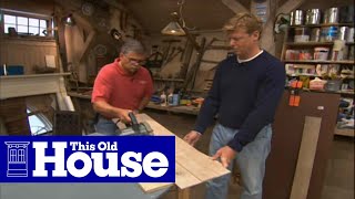 How to Make a Circular Saw Guide  This Old House [upl. by Aidroc]