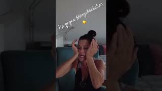 Hängebäckchen mit kurzen Handgriffe loswerden☀️😎 gesichtsyoga massageübungfalten [upl. by Dnalrag]