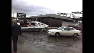 Hurricane Sandy 102912 Keyport NJ [upl. by Innek]