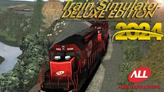 Composição da ALL com SD402  Train Simulator Deluxe 2024 Brasil [upl. by Ecirtaeb]