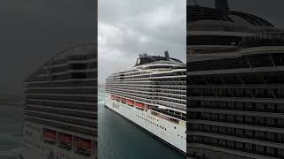 MSC WORLD EUROPA cruiseship cruise travel ship luxury travellife europe [upl. by Leahcimnaj]