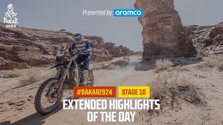 Extended highlights of Stage 10 presented by Aramco  Dakar2024 [upl. by Childers]