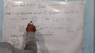 Prove that Gamma n Gamma1n πSinnπ  Beta and gamma function [upl. by Tolmann]