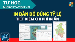 31 In Bản Đồ Đúng Tỷ Lệ Trên Microstation V8i Để Tiết Kiệm Tiền In  Microstation V8i HọccùngHải [upl. by Aihseyt]