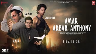 Amar Akbar Anthony  Teaser Trailer  Salman Khan Amir Khan amp Shah Rukh Khan  Katrina Deepika P [upl. by Coy]