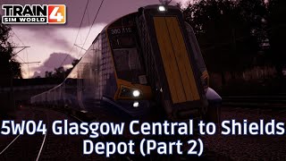 5W04 Glasgow Central to Shields Depot Part 2  Carthcart Circle Line  Class 380  TrainSimWorld4 [upl. by Banna]