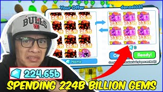 UBUSIN ang 224b BILLIONS GEMS ko para sa ‘DARK MATTER HELLISH AXOLOTL’ ROBLOX PET SIMULATOR X [upl. by Louanne]