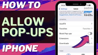 iOS 17 How to Allow Pop Ups on iPhone [upl. by Anicul573]