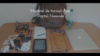 Digital nomade  Mon sac à dos pour travailler partout [upl. by Stannwood]