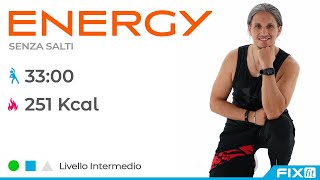 Energy Senza Salti Allenamento Cardiovascolare Con Musica A Basso Impatto [upl. by Durante]