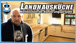 Landhausküche😅ein Meilenstein in unserem Sanierungsprojekt [upl. by Conias892]