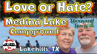 Boat Ramp at Thousand Trails Medina Lake in Texas Hill Country [upl. by Novyaj]