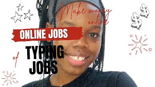 Online Jobs Make money online Typing jobs [upl. by Manthei]