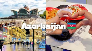 Spend holidays shopping in Baku Azerbaijan couple blog travel viralvideo azerbaijantravel baku [upl. by Tiff]