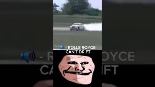 ROLLS ROYCE CAN DRIFT🥶  HENCE PROVED✅  rollsroyce shorts cars drift [upl. by Follmer179]