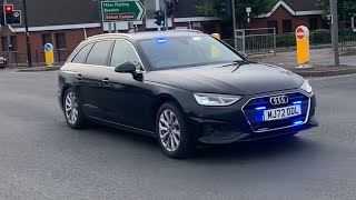 Unmarked Audi A4 Driving Training Unit Responding Greater Manchester Police [upl. by Aihsemat]