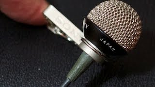 Sony ECM 50 Vintage Lavalier Microphone [upl. by Nylrahs856]