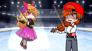 🎻The Violin performanceSkating Hallucination⛸️meme  Gacha Club  Ppg x Rrb  Original [upl. by Levona204]