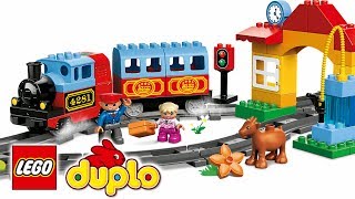 Lego Duplo Como Construir un tren de Lego Trenes de Lego FuntasticGames4kids [upl. by Jp]