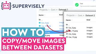 How to Copy and Move Images between Datasets in Supervisely [upl. by Introc]