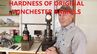 Hardness Testing Original Winchester Barrels [upl. by Orodoet948]