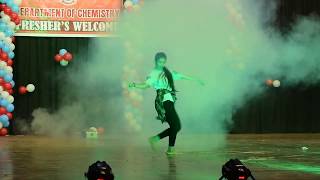 Solo Dance ftkinjal patel mix bollywood song l Freshers party l VNSGU l Department Of Chemistry [upl. by Ibrek909]