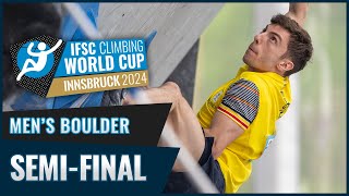 Mens Boulder semifinal  Innsbruck 2024 [upl. by Evelina]