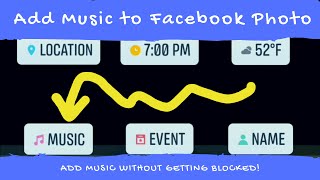 How To add Music to Facebook Post [upl. by Eycats403]