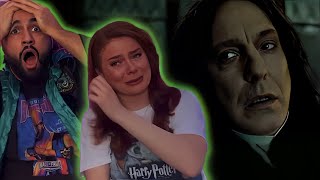 SNAPE’S DEATH  REACTION moviereaction reaction harrypotter [upl. by Guimar636]