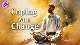 Coping With Change Guided Meditation Positive Thinking Mindfulness Meditation Breath Awareness [upl. by Dnallor]