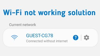 quotConnected without internetquot WiFi problem [upl. by Rutan638]