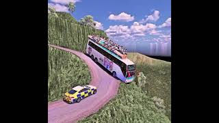 Escape from Steep Cliffs Dangerous Bus Adventure  Euro Truck Simulator 2 [upl. by Gnilyam46]