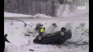 Funny Live Car crash in Krokom [upl. by Lemieux]