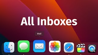 How to view All Mailboxes on Mac in 2023  All Inboxes [upl. by Nomolos]