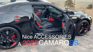 Accessories for my 2022 CAMARO SS [upl. by Suivatra]